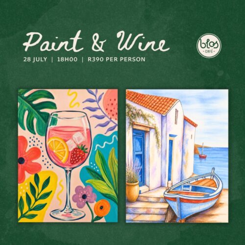 Paint Night - 28 JULY - SUNSHINE IN A GLASS & QUIET CORNER BY THE SEA